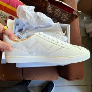 Stuart Weitzman Cream Women's Dylan Sneakers